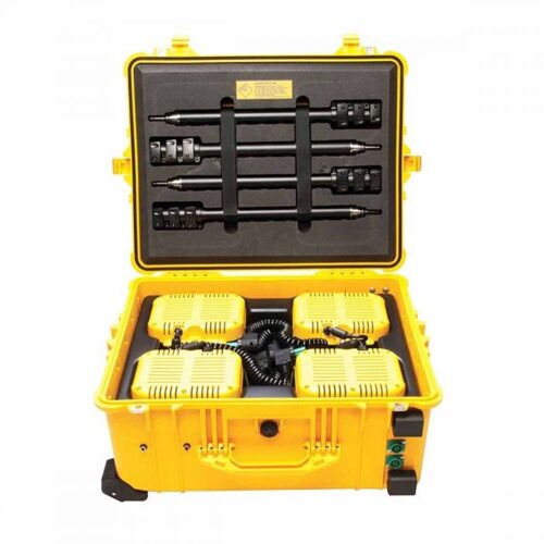 Pelican 9470 RALS Gen 3 Yellow Quad LED Heads Intelligent Control 24000 Lumens - Waterproof Quad Mast Remote Area Lighting System 094700-0002-245