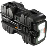 Pelican 9480 RALS Black Remote Area Lighting System 4000 Lumens Hot-Swappable Battery - Waterproof Extendable Mast LED Work Light 094800-0000-110