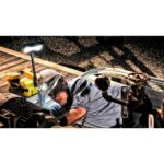 Pelican 9480 RALS Yellow Remote Area Lighting System 4000 Lumens Hot-Swappable Battery - Waterproof Extendable Mast LED Work Light 094800-0000-245