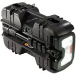 Pelican 9490 RALS Black Remote Area Lighting System 6000 Lumens Hot-Swappable Battery - Waterproof Extendable Mast LED Work Light 094900-0000-110
