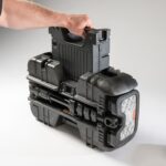 Pelican 9490 RALS Black Remote Area Lighting System 6000 Lumens Hot-Swappable Battery - Waterproof Extendable Mast LED Work Light 094900-0000-110