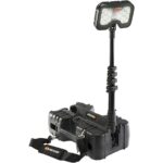 Pelican 9490 RALS Black Remote Area Lighting System 6000 Lumens Hot-Swappable Battery - Waterproof Extendable Mast LED Work Light 094900-0000-110