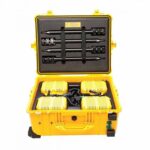 Pelican 9470 RALS Gen 3 Yellow International 220V/240V Quad LED Heads 24000 Lumens - Waterproof Quad Mast Remote Area Lighting System 094700-0002-245I