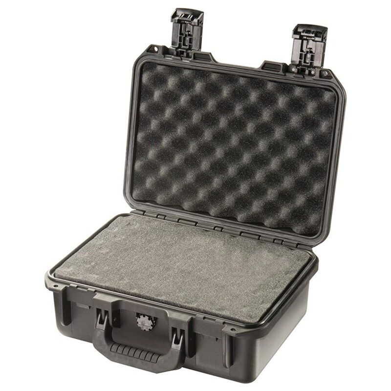 Pelican IM2100 Storm Case Black with Press & Pull Latches - Watertight Crushproof HPX Resin Equipment Case IM2100-00000