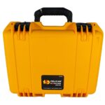 Pelican IM2100 Storm Case Yellow with Foam & Press & Pull Latches - Watertight Crushproof HPX Resin Equipment Case IM2100-20001