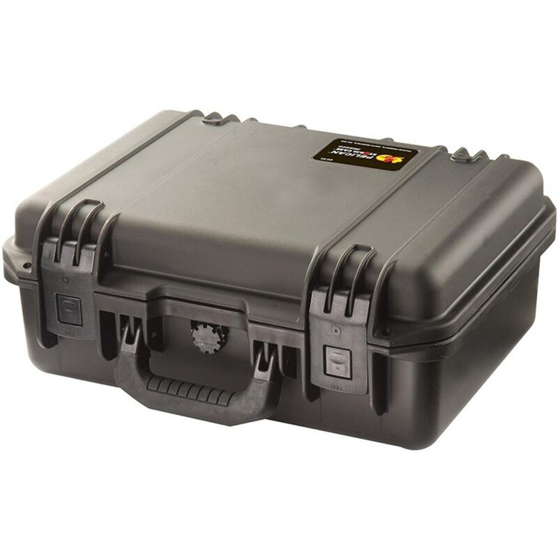 Pelican IM2200 Storm Case Black with Foam & Press & Pull Latches - Watertight Crushproof HPX Resin Equipment Case IM2200-00001