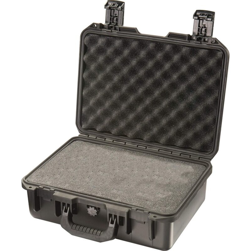 Pelican IM2200 Storm Case Black with Foam & Press & Pull Latches - Watertight Crushproof HPX Resin Equipment Case IM2200-00001