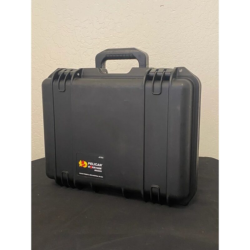 Pelican IM2200 Storm Case Black with Foam & Press & Pull Latches - Watertight Crushproof HPX Resin Equipment Case IM2200-00001