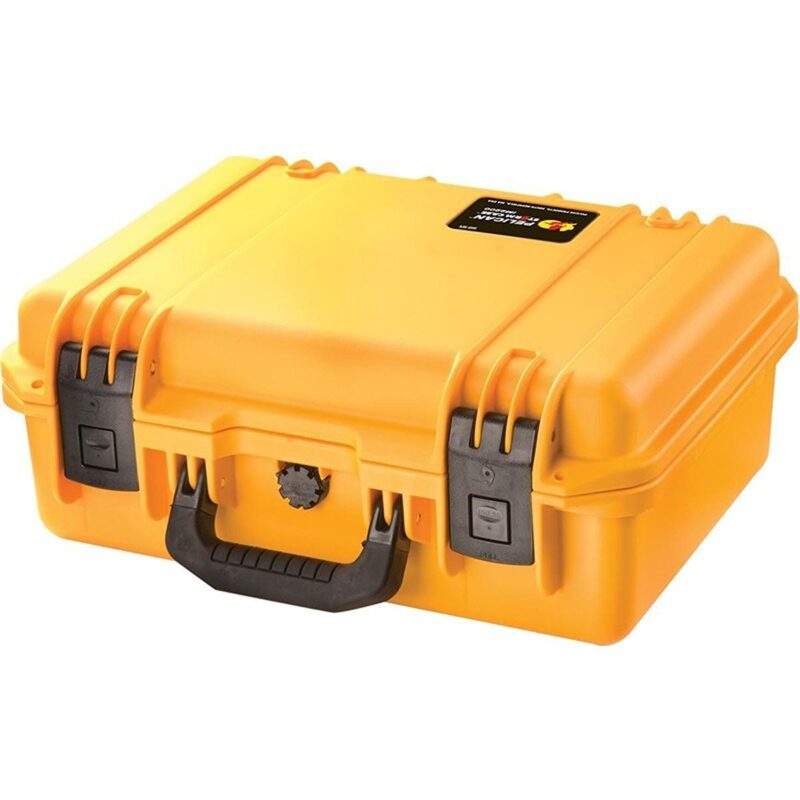 Pelican IM2200 Storm Case Yellow with Foam & Press & Pull Latches - Watertight Crushproof HPX Resin Equipment Case IM2200-00001
