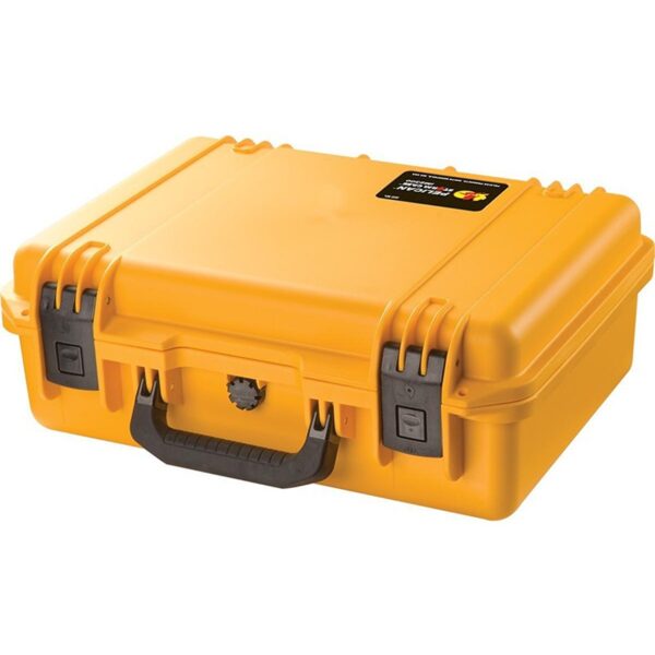 Pelican IM2300 Storm Case Yellow with Press & Pull Latches - Watertight Crushproof HPX Resin Equipment Case IM2300-20000