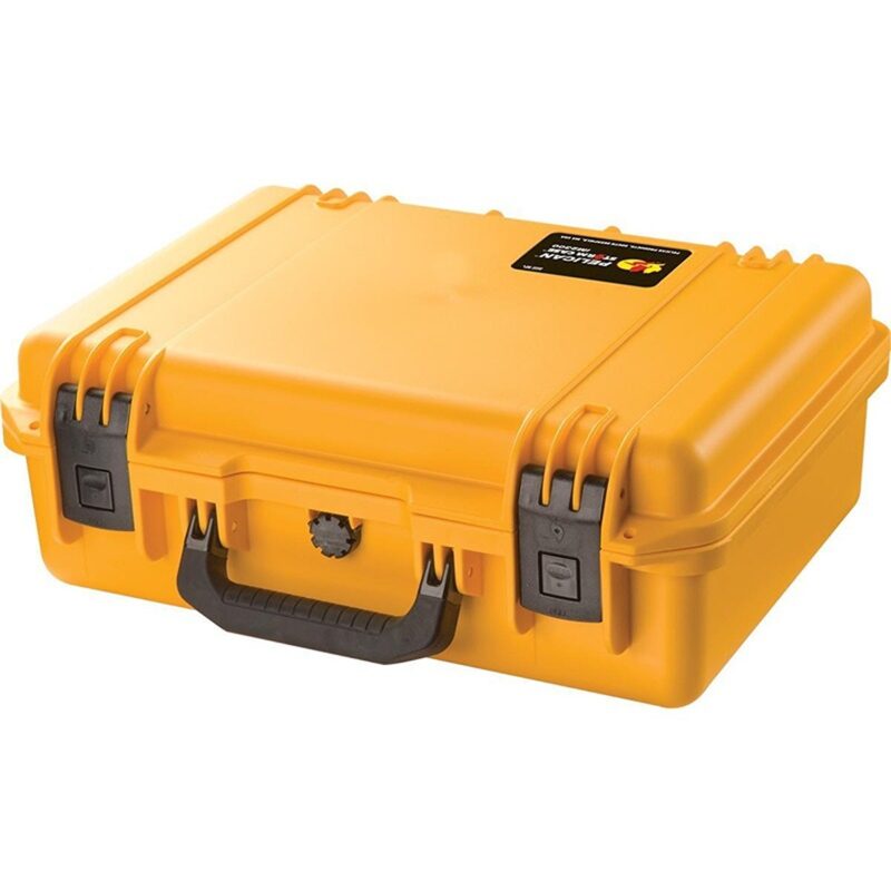 Pelican IM2300 Storm Case Yellow with Press & Pull Latches - Watertight Crushproof HPX Resin Equipment Case IM2300-20000