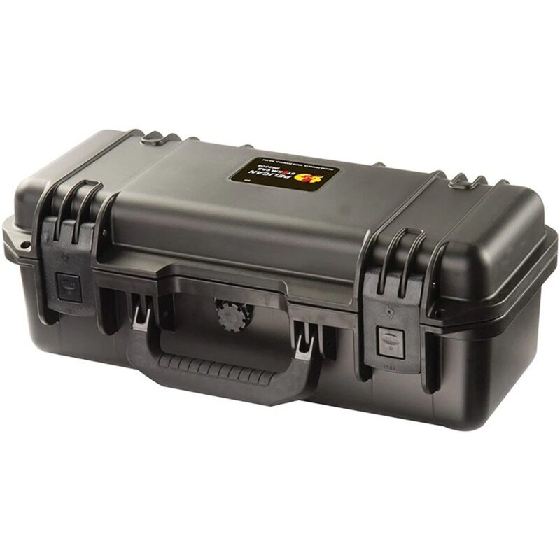 Pelican IM2306 Storm Case Black with Foam & Press & Pull Latches - Watertight Crushproof HPX Resin Equipment Case IM2306-00001