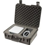 Pelican IM2400 Storm Case Black with Foam & Press & Pull Latches - Watertight Crushproof HPX Resin Equipment Case IM2400-00001