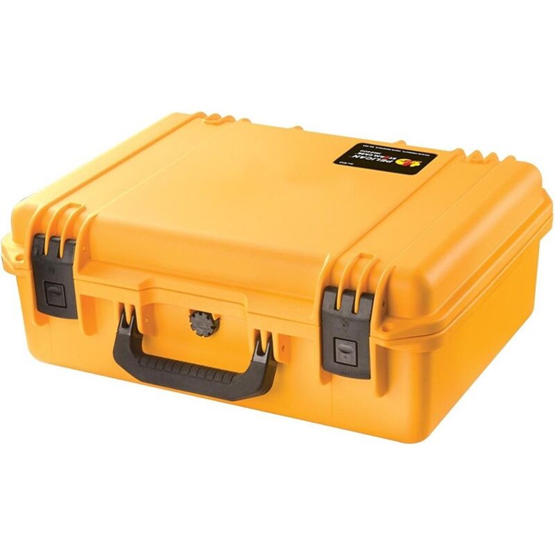 Pelican IM2400 Storm Case Yellow with Press & Pull Latches - Watertight Crushproof HPX Resin Equipment Case IM2400-20000