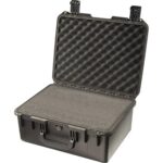 Pelican IM2450 Storm Case Black with Press & Pull Latches - Watertight Crushproof HPX Resin Equipment Case IM2450-00000