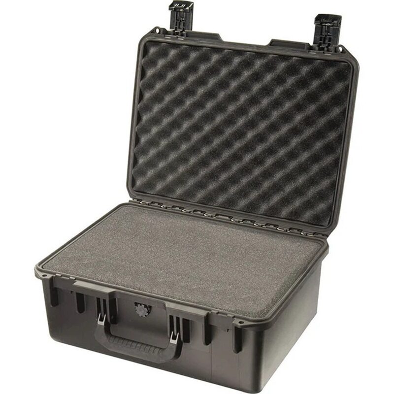 Pelican IM2450 Storm Case Black with Press & Pull Latches - Watertight Crushproof HPX Resin Equipment Case IM2450-00000