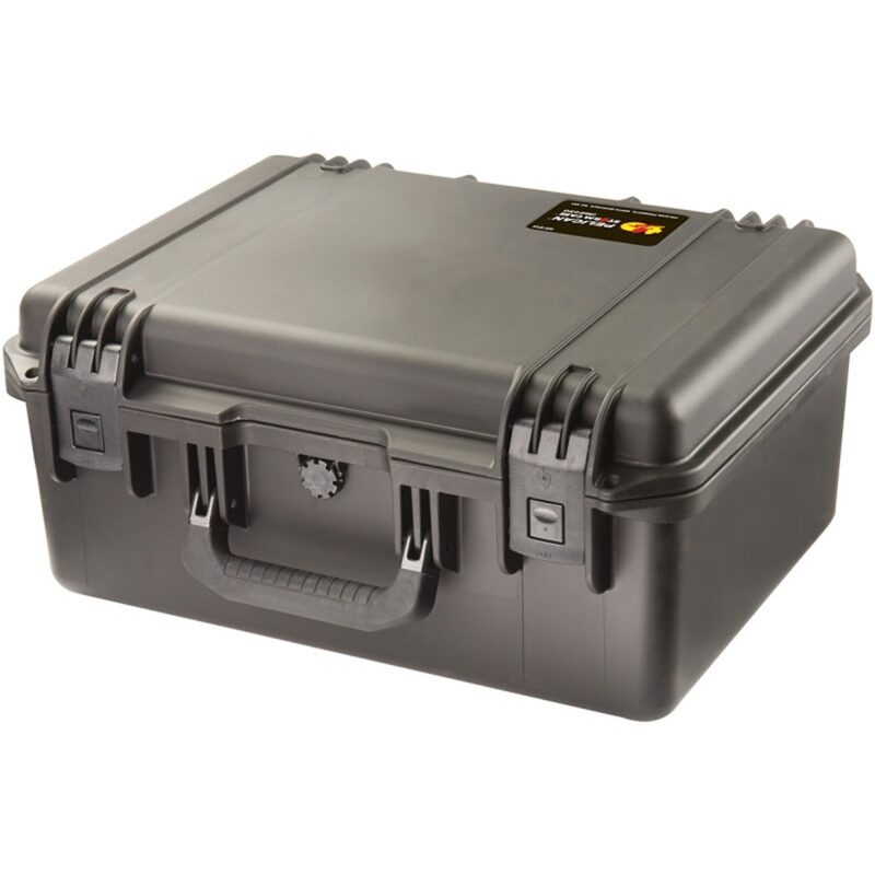 Pelican IM2450 Storm Case Black with Foam & Press & Pull Latches - Watertight Crushproof HPX Resin Equipment Case IM2450-00001