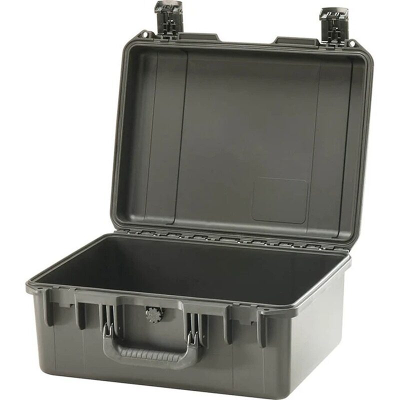 Pelican IM2450 Storm Case Black with Foam & Press & Pull Latches - Watertight Crushproof HPX Resin Equipment Case IM2450-00001