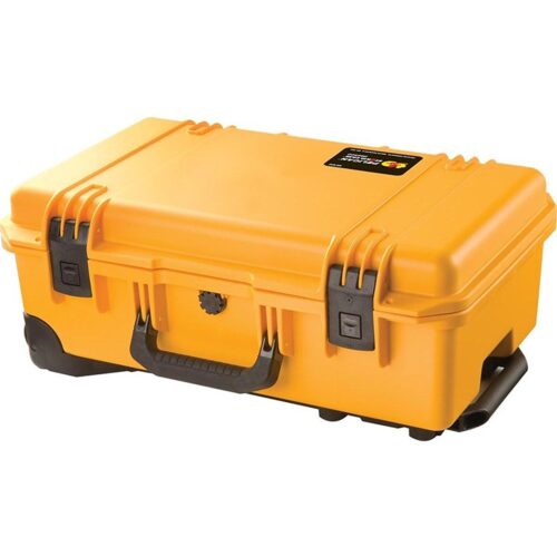 Pelican IM2500 Storm Case Yellow with Foam & Press & Pull Latches - Watertight Crushproof HPX Resin Equipment Case IM2500-20001