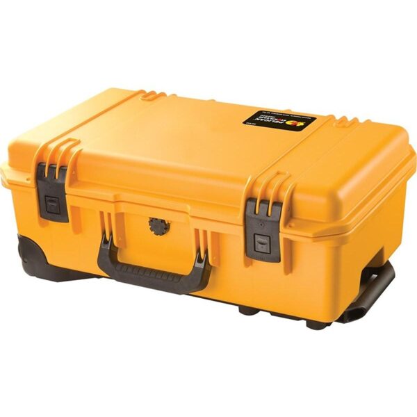Pelican IM2500 Storm Case Yellow with Foam & Press & Pull Latches - Watertight Crushproof HPX Resin Equipment Case IM2500-20001