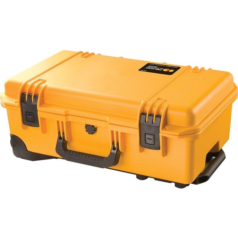 Pelican IM2500 Storm Case Yellow with Foam & Press & Pull Latches - Watertight Crushproof HPX Resin Equipment Case IM2500-20001