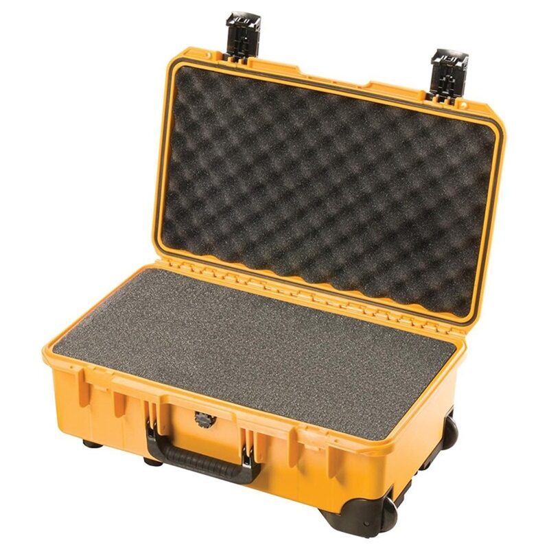 Pelican IM2500 Storm Case Yellow with Foam & Press & Pull Latches - Watertight Crushproof HPX Resin Equipment Case IM2500-20001