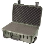 Pelican IM2500 Storm Case OD Green with Foam & Press & Pull Latches - Watertight Crushproof HPX Resin Equipment Case IM2500-30001