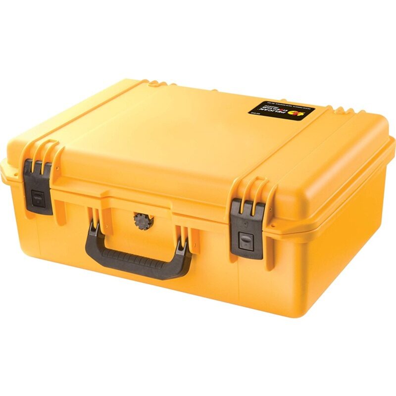 Pelican IM2600 Storm Case Yellow with Foam & Press & Pull Latches - Watertight Crushproof HPX Resin Equipment Case IM2600-20001