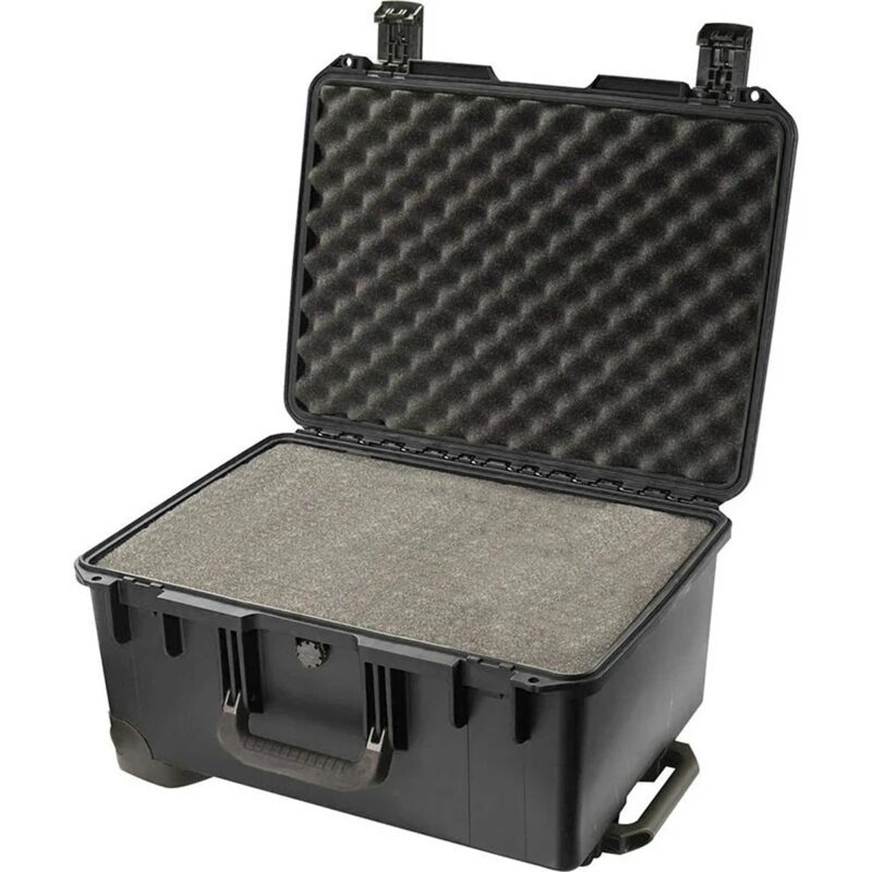 Pelican IM2620 Storm Case Black with Wheels & Trolley Handle - Watertight Crushproof HPX Resin Equipment Case IM2620-00000
