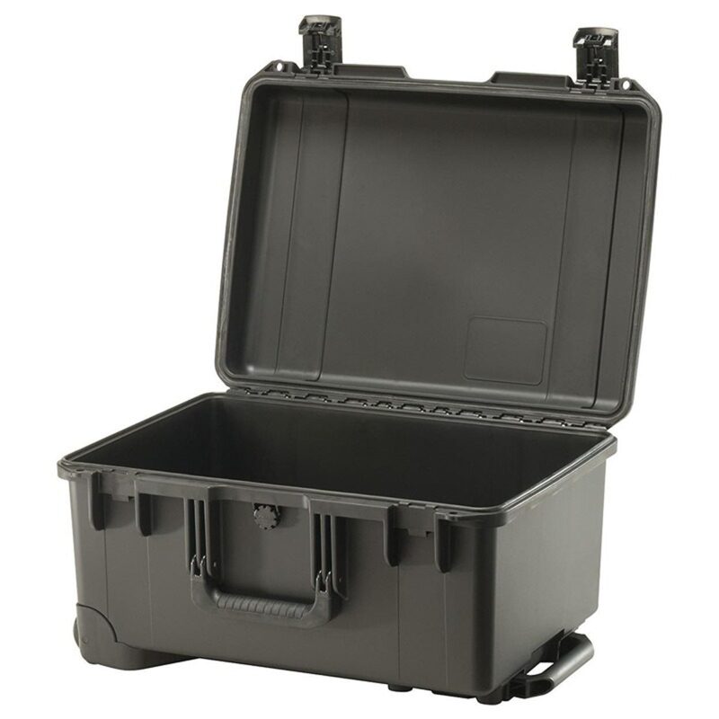 Pelican IM2620 Storm Case Black with Wheels & Trolley Handle - Watertight Crushproof HPX Resin Equipment Case IM2620-00000