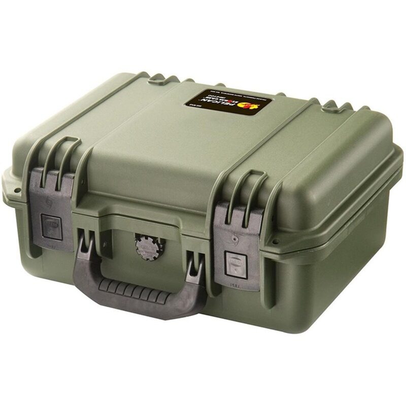 Pelican iM2100 Storm Case Olive Drab OD Empty - Small Waterproof Crushproof Protective Case iM2100-30000