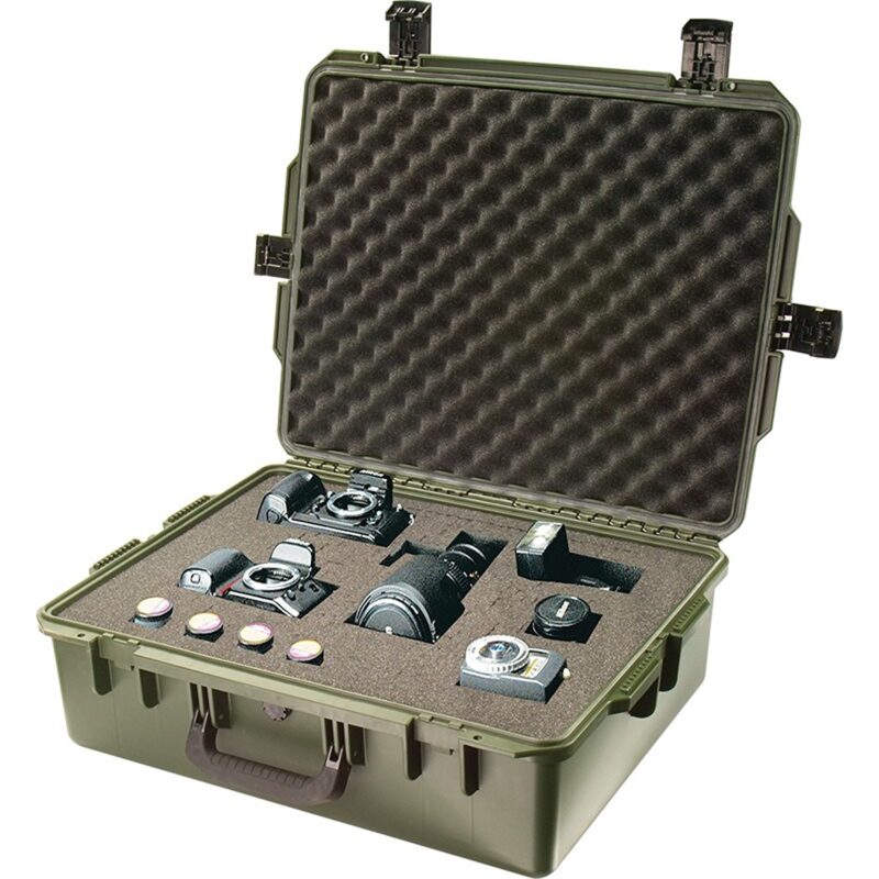 Pelican IM2700 Storm Case with Pick N Pluck Foam Olive Drab OD Green - Large Watertight Crushproof Protective Hard Case IM2700-30001