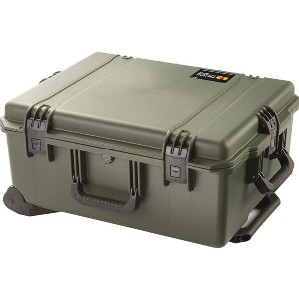 Pelican IM2720 Storm Case Empty No Foam Olive Drab OD Green Wheeled - Large Watertight Crushproof Protective Hard Case IM2720-30000