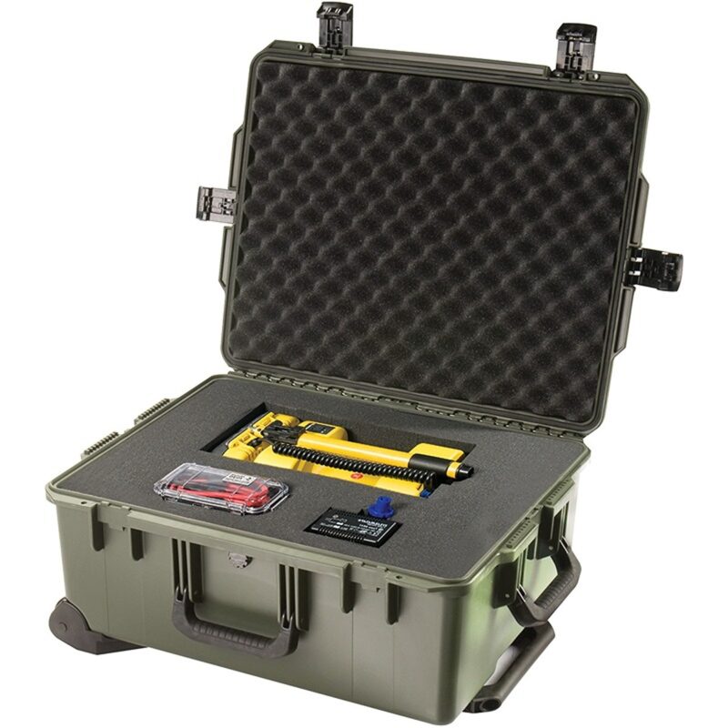 Pelican IM2720 Storm Case with Pick N Pluck Foam Olive Drab OD Green Wheeled - Large Watertight Crushproof Protective Hard Case IM2720-30001