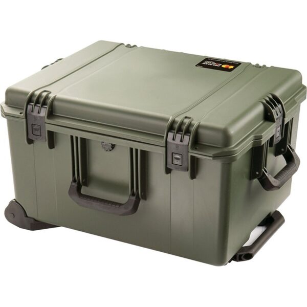 Pelican IM2750 Storm Case Empty No Foam Olive Drab OD Green Wheeled - Large Watertight Crushproof Protective Hard Case IM2750-30000