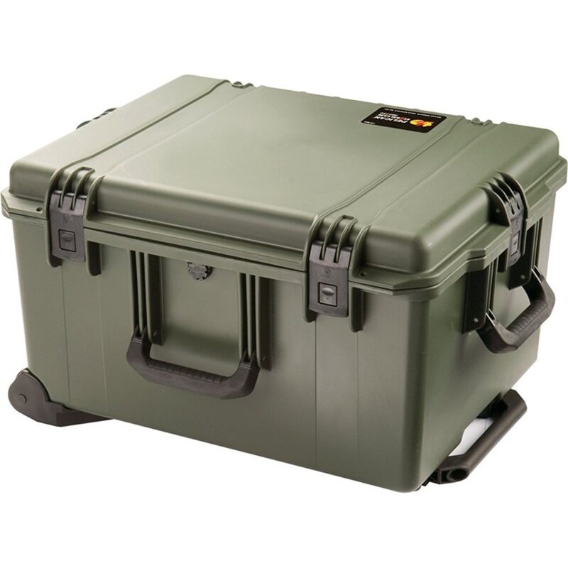 Pelican IM2750 Storm Case Empty No Foam Olive Drab OD Green Wheeled - Large Watertight Crushproof Protective Hard Case IM2750-30000