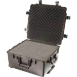 Pelican IM2875 Storm Case with Pick N Pluck Foam Black Wheeled - Extra Large Watertight Crushproof Protective Hard Case IM2875-01001