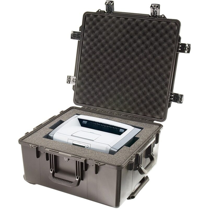 Pelican IM2875 Storm Case with Pick N Pluck Foam Black Wheeled - Extra Large Watertight Crushproof Protective Hard Case IM2875-01001