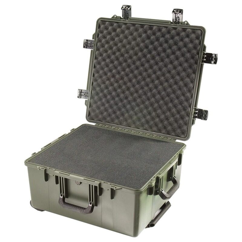 Pelican IM2875 Storm Case with Pick N Pluck Foam Olive Drab OD Green Wheeled - Extra Large Watertight Crushproof Protective Hard Case IM2875-30001