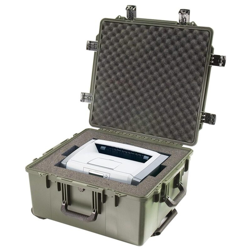 Pelican IM2875 Storm Case with Pick N Pluck Foam Olive Drab OD Green Wheeled - Extra Large Watertight Crushproof Protective Hard Case IM2875-30001