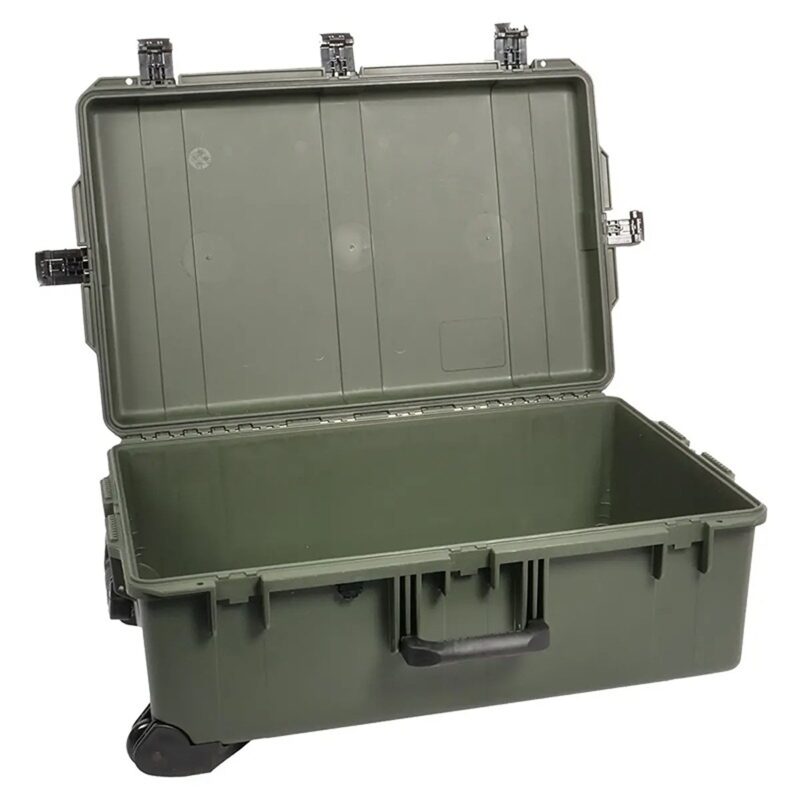 Pelican IM2950 Storm Case Empty No Foam Olive Drab OD Green Wheeled - Extra Large Watertight Crushproof Protective Hard Case IM2950-30000