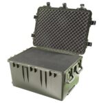 Pelican IM3075 Storm Case with Pick N Pluck Foam Olive Drab OD Green Wheeled - Extra Large Watertight Crushproof Protective Hard Case IM3075-30001