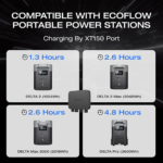 EcoFlow 800W Alternator Charger | Fast DC-DC Car Battery to Power Station