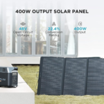 EcoFlow 400W Foldable Solar Panel | Portable Monocrystalline IP68 Charger