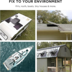 EcoFlow 100W Rigid Solar Panel 2-Pack | High-Efficiency Monocrystalline IP68 for RV & Off-Grid