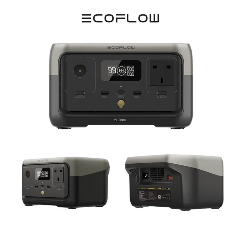 EcoFlow RIVER 2 Portable Power Station 300W 256Wh | Fast-Charging LiFePO4 Generator
