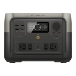 EcoFlow RIVER 2 Max Portable Power Station 500W 512Wh | Fast LiFePO4 Solar Generator