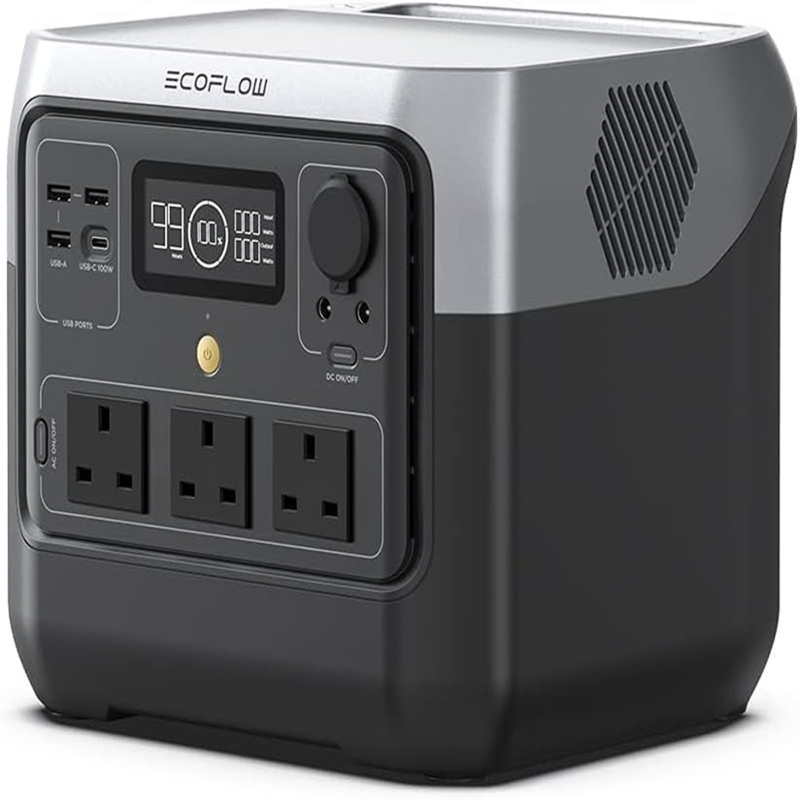EcoFlow RIVER 2 Pro Portable Power Station 800W 768Wh | Fast LiFePO4 Solar Generator