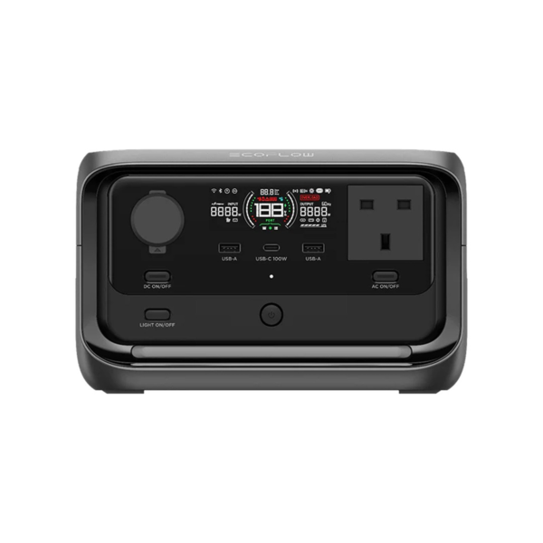 EcoFlow RIVER 3 Plus Portable Power Station 600W 286Wh | Ultra-Quiet Expandable UPS