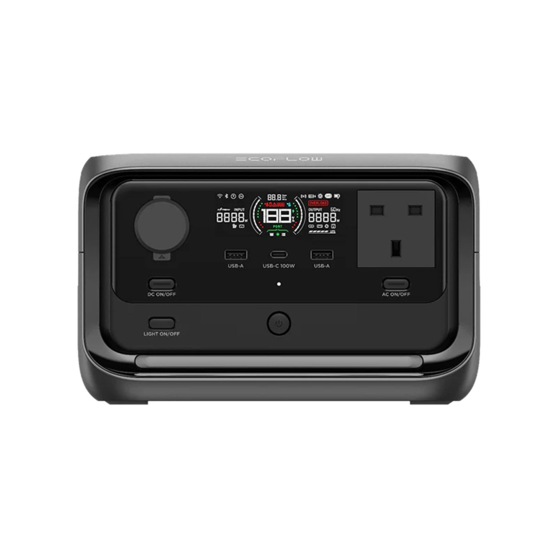 EcoFlow RIVER 3 Plus Portable Power Station 600W 286Wh | Ultra-Quiet Expandable UPS